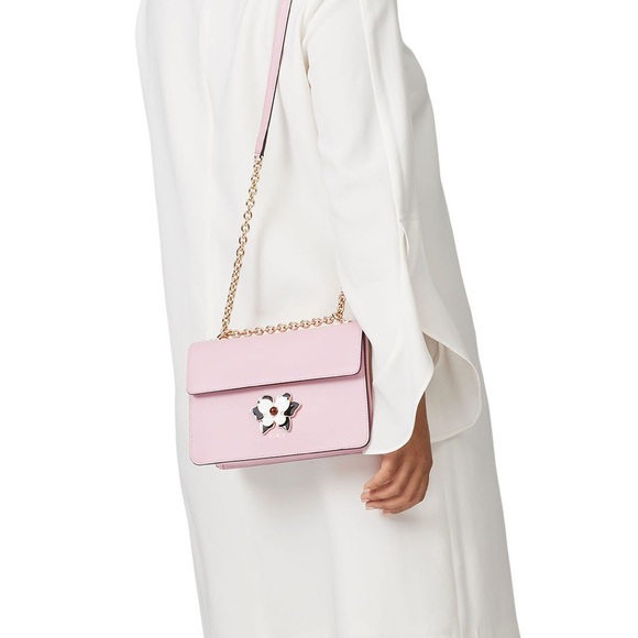 Furla Camelia mughetto pink shoulder 2 way bag - Picture 4 of 8